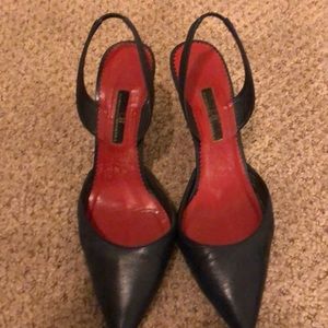 Carolina Herrera Navy blue shoes